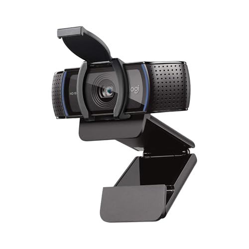 Logitech C920e HD 1080p Mic-Enabled Webcam, Certified for Zoom, Microsoft Teams Compatible, TAA Compliant